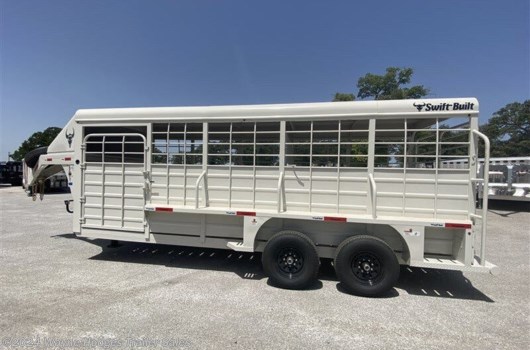 Horse Trailer - 2023 Miscellaneous swift built  Pearl White Stock available New in Weatherford, TX
