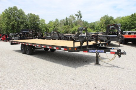 2023 LOAD TRAIL 102&quot; X 16FT DECK-OVER EQUIPMENT TRAILER FOR SALE, BUMPER PULL, STRAIGHT DECK, 2-7K DEXTER ELECTRIC BRAKE AXLES, SPRING SUSPENSION, ST225/75R15&quot; LRD 8 PLY TIRES, SPARE TIRE MOUNT, 2-5/16&quot; ADJUSTABLE COUPLER, 10K DROP LEG JACK, TREATED WOOD FLOOR, 16&quot; ON CENTER CROSS-MEMBERS, 8FT X 16&quot; REAR SLIDE-IN RAMPS, (4) D-RING TIE DOWNS (3&quot; WELD-ON), LED LIGHTS, COLD WEATHER HARNESS, BLACK POWDERCOAT WITH PRIMER.