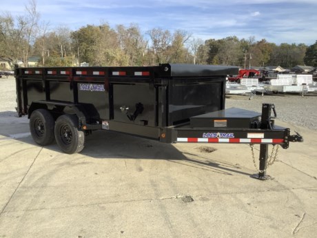 2024 LOAD TRAIL 83&quot; X 14&#39; I-BEAM FRAME DUMP TRAILER, 3 FT SIDES, BUMPER PULL 2-5/16&quot; ADJUSTABLE COUPLER, 10K DROP LEG JACK, 2-7K ELECTRIC BRAKE AXLES, SPRING SUSPENSION, ST235/80R16&quot; 10 PLY TIRES, DIAMOND PLATE FENDERS, SCISSOR HOIST W/ STANDARD PUMP, BATTERY WALL CHARGER (5 AMP), 24&quot; DUMP SIDES, 2 WAY SPREADER GATE, 10 GAUGE FLOOR, 80&quot; X 16&quot; REAR SLIDE-IN RAMPS, (4) 3&quot; WELD ON D-RINGS, LED LIGHTS WITH SEALED WIRING HARNESS, COLD WEATHER HARNESS, LIME GREEN POWDERCOAT WITH PRIMER, 3 YEAR STRUCTURAL - LIMITED WARRANTY.