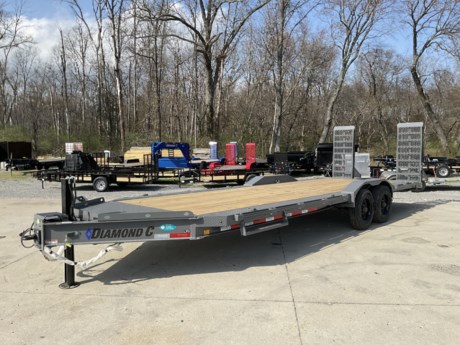 2024 DIAMOND C EQUIPMENT TRAILER LPX 24X102 WITH HYDRO JACK
JACK, SINGLE 20K HYDRAULIC JACK
SOLARPULSE CHARGING SYSTEM 7 WATT
SPARE MOUNT - PASSENGER (CURB) SIDE OF TONGUE
STEP - 1 - 36&quot; SIDE STEP
DOVE,24&quot; DMND PLATE W/CLEATS &amp; EXTRA WIDE HD FLIP KNEE RAMPS
FLOOR, 2&quot; TREATED FLOOR (L24&#39;)
STAKE POCKETS, 2&quot; X 3/8&quot; RUB RAIL W/STAKE POCKETS
TIE DOWN, 4 EXTRA 5/8&quot; D-RINGS (8 TOTAL)
TIRES, ST215/75R17.5 SINGLE, 18 PLY 865 STEEL BLACK
PAINT, CEMENT GRAY
LIGHTS, ALL LED
DECALS, LPX
FRAME SIZE, L24X82
AXLE, 2 - 10K ELECTRIC DRUM BRAKES
SUSPENSION, 10K TORSION STRAIGHT AXLES
CROSS MEMBERS, 3&quot; I-BEAM ON 12&quot; CENTERS (L24)
FRAME, ENGINEERED BEAM
MAX WIDE PACKAGE, 3/16&quot; HD DRIVE OVER FNDR W/FRAME EXT (L24)
ADUSTABLE FLAT MOUNT PINTLE RING HITCH (35K, 2-1/2&quot; EYE)
TONGUE, INTEGRAL W/ FRAME (I-BEAM)
STORAGE, HD V-TONGUE BOX W/LID
Web ID: 278873