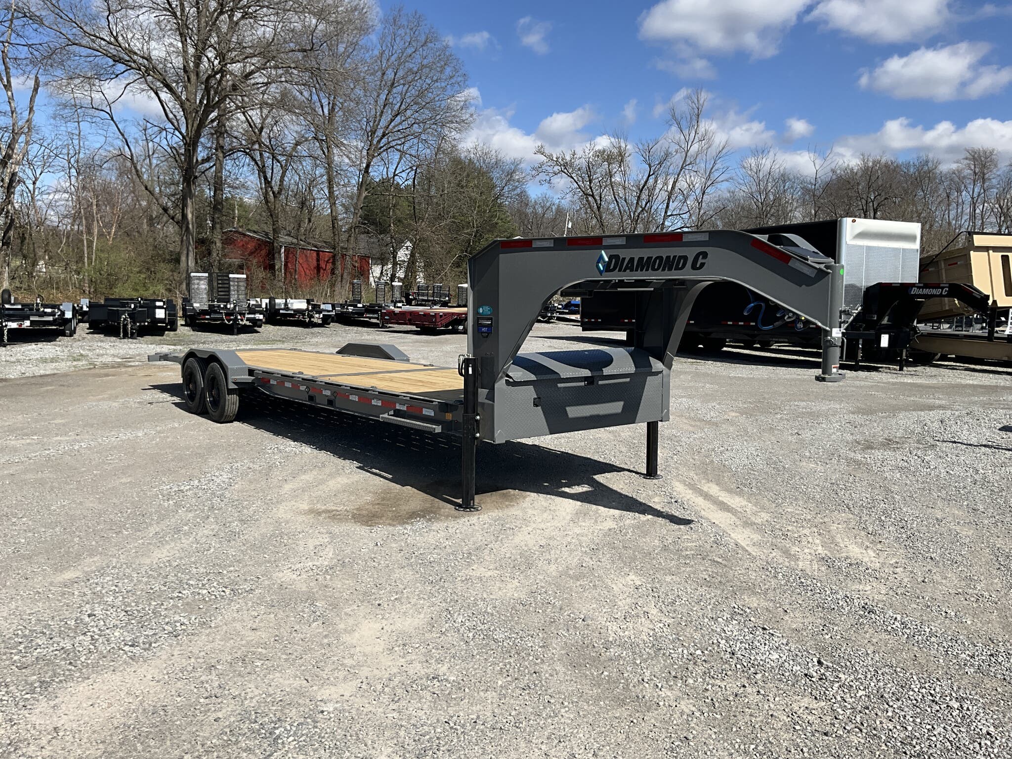 7x28 Tilt Deck Trailer for sale | New Diamond C HDT HDT210-28X82GN ...