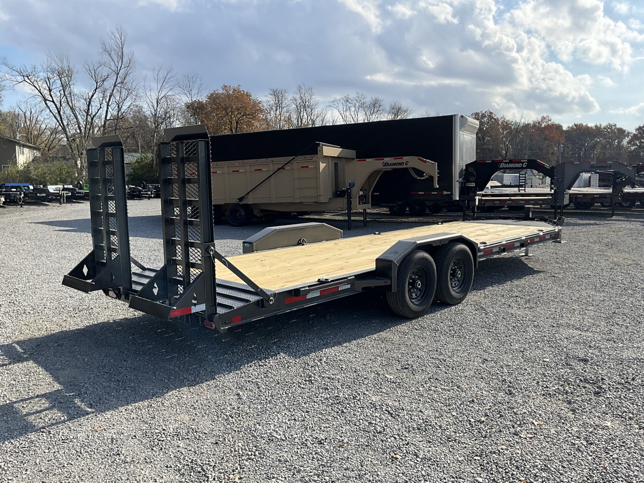 2026 Diamond C LPX LPX207-24X82 7x24 Bumper Pull Flatbed Trailer ...