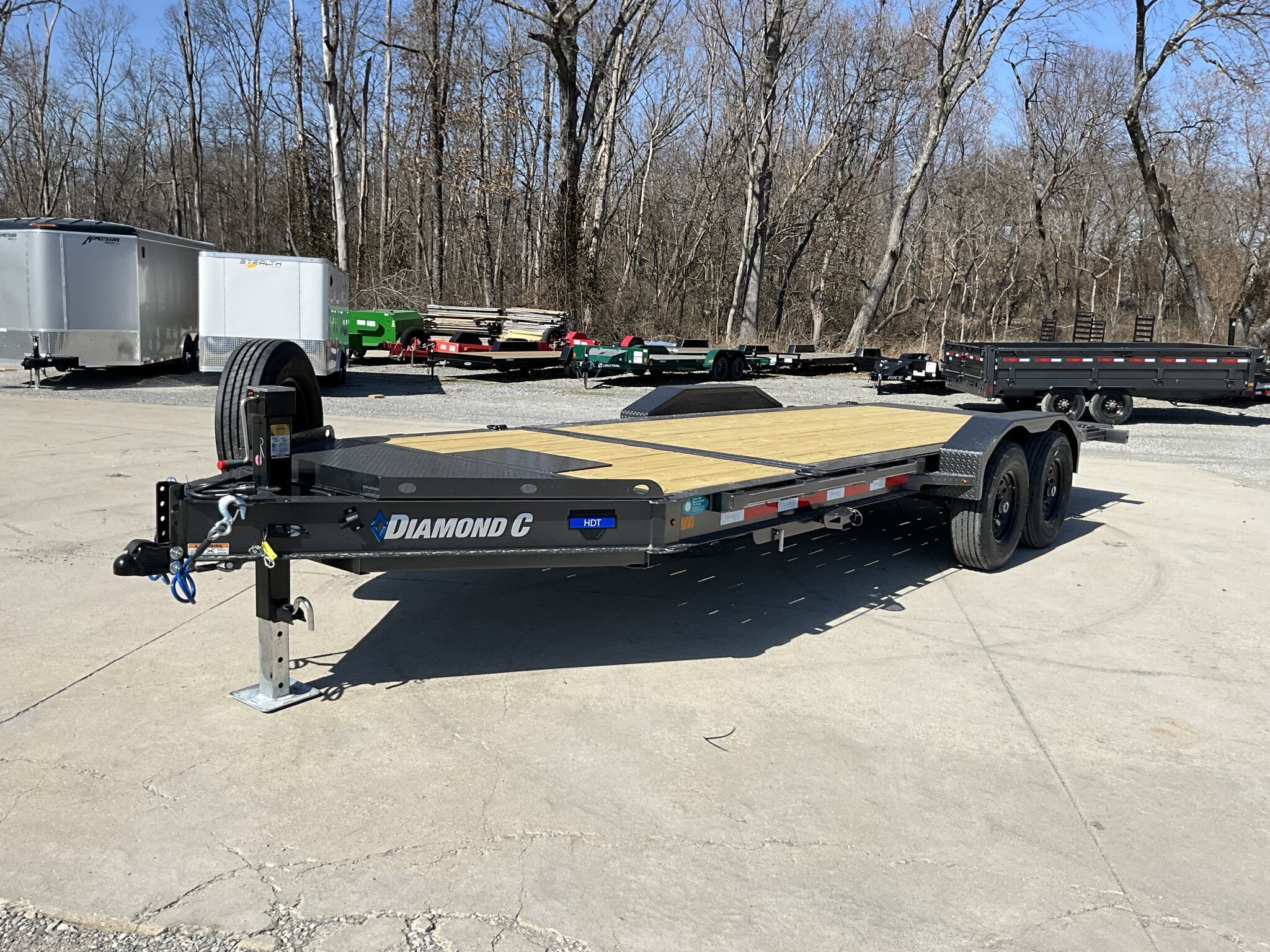 7x22 Tilt Deck Trailer for sale | New Diamond C HDT HDT-L22X82 ...