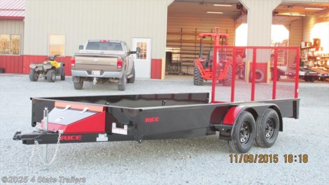 #RT10531 - 2016 Rice Trailers Stealth 82x16 UTILITY ... featherlite trailers wiring diagram 