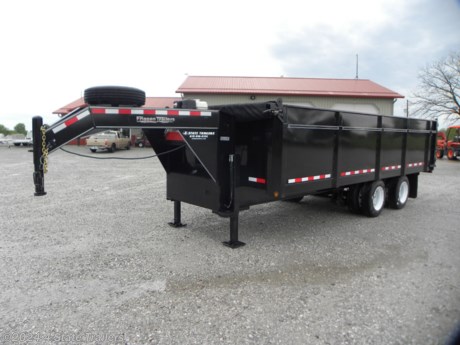 &lt;p&gt;This is &lt;strong&gt;THE BEAST! Our heaviest&amp;nbsp;duty dump trailer&lt;/strong&gt;!! NEW 2020 model 8&#39;x20&#39; tandem dual gooseneck dump trailer. It comes with &lt;strong&gt;2- 12,000 lb. axles, HDSS (Hutchens style) suspension, electric over hydraulic brakes, dual 17.5&quot; wheels with 16 ply tires, spare, hydraulic jacks&lt;/strong&gt;, manual rollup tarp kit, LED lights, 40&quot; 10 gauge sides with one piece corners and &lt;strong&gt;7 gauge (3/16&quot;) floor,&lt;/strong&gt; 3 way spread/dump gate, loading ramps, &lt;strong&gt;ULTRA HEAVY DUTY twin piston scissor hoist&lt;/strong&gt; that provides extra steep dumping angle, &lt;strong&gt;HONDA GASOLINE &lt;/strong&gt;&lt;strong&gt;ENGINE DRIVEN pump&lt;/strong&gt; (for greatly enhanced speed, power, and performance compared to a 12 volt system*), the 8 hp engine is mounted in the neck with wireless remote hydraulic controls, the entire trailer is sandblasted, primed, and powdercoated black, and a lockable toolbox is located between the gooseneck risers! This trailer has tons of convenience and heavy duty quality built into it. Friesen builds a great unit, and backs all their trailers with a 1 year warranty. Stop by or call us today @ 918-676-5100 to haul some super serious loads!&lt;/p&gt;
&lt;p&gt;&amp;nbsp;&lt;/p&gt;
&lt;p&gt;*This trailer will dump considerably more weight than any 12 volt trailer can, it will also do that much faster, and can keep it up load after load without waiting on batteries to charge!!*&lt;/p&gt;
&lt;p class=&quot;MsoNormal&quot;&gt;&amp;nbsp;&lt;/p&gt;