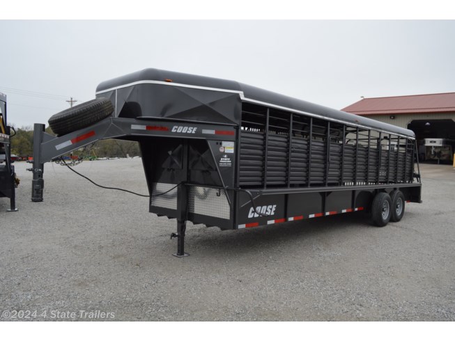 Ct202170 2021 Coose 6 8x24 X6 6 Metal Top Rubber Floor Stock Trailer Cattle Livestock Trailer For Sale In Fairland Ok