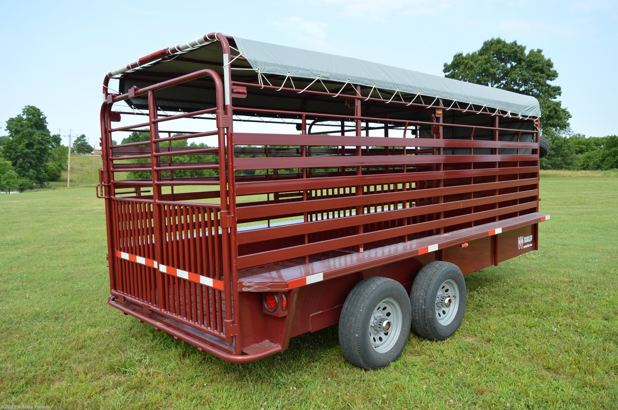 Livestock Trailer for sale New 2021 WW Trailer 6x16 Gooseneck Stock