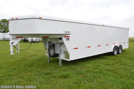 &lt;p&gt;This is a WW 8&#39;x26&#39;x6&#39;6&quot; gooseneck all steel cargo trailer with tongue and groove treated wood floor, two 8,000 lb. torsion axles with electric brakes, 16&quot; tires with spare, heavy duty dual hydraulic jacks, LED lights, v-nose on front of gooseneck, ramp rear door, and a side access door. WW builds a great quality, heavy duty cargo trailer and backs them with a 1 year warranty!&lt;/p&gt;