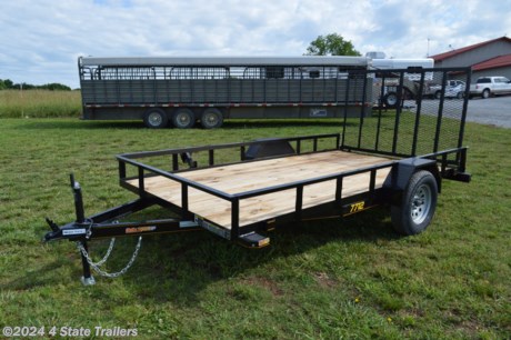 &lt;p&gt;This new 2022 year model 77x12 Doolittle utility trailer comes with a 3500 lb. axle, 15&quot; trailer tires, LED lights, 2&quot; coupler, pressure treated wood floor, a 5&#39; ramp gate with spring assist both ways, 2 part epoxy primer, 2 part polyurethane paint, and EZ-steps at all 4 corners. Doolittle builds a great unit, and backs them with a 5 year structural warranty!&lt;/p&gt;