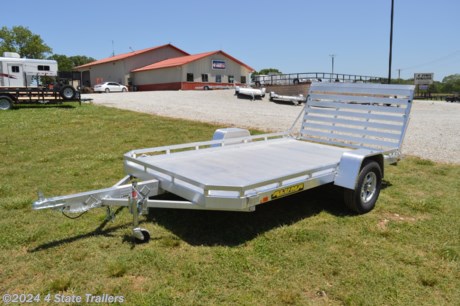 &lt;p&gt;This is a 77&quot;X12&#39; Aluma utility trailer. It has a 3500 lb. torsion axle, aluminum rims with 14&quot; tires, extruded aluminum floor, fold down rear ramp, sealed wiring harness (eliminates many common trailer wiring issues),and LED lights. Aluma Trailers are all aluminum, and come with a 5 year hitch to bumper warranty!&lt;/p&gt;