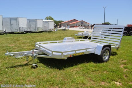 &lt;p&gt;This is a 77&quot;X12&#39; Aluma utility trailer. It has a 3500 lb. torsion axle, aluminum rims with 14&quot; tires, extruded aluminum floor, fold down rear ramp, sealed wiring harness (eliminates many common trailer wiring issues),and LED lights. Aluma Trailers are all aluminum, and come with a 5 year hitch to bumper warranty!&lt;/p&gt;