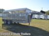 2022 W-W Trailer 6x16 Gooseneck Stock Trailer Livestock Trailer For Sale at 4 State Trailers in Fairland, Oklahoma