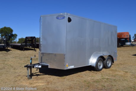 &lt;p&gt;This is a new 2023 7x14X6&#39;6&quot; cargo trailer made by Continental Cargo. It comes with two 3500 lb. axles, electric brakes on all four wheels, 15&quot; trailer tires, a spare tire and wheel, rear double doors, a side door with a flush lock and cam bar, 3/4&quot; plywood floor, 3/8&quot; plywood walls, .030 aluminum exterior side sheets bonded with screwed seams, a one piece aluminum roof, 24&quot; gravel guard, two interior dome lights, 4 d-rings in floor, and LED lights. Continental Cargo builds a high quality trailer and gives this model a 1 year warranty!&amp;nbsp;&lt;/p&gt;
&lt;p&gt;&amp;nbsp;&lt;/p&gt;