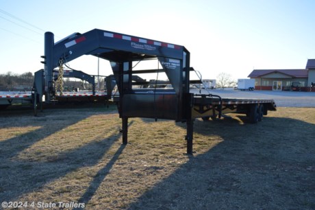 &lt;p&gt;This flatbed gooseneck is 8&#39;6&quot; wide x 30&#39; long (25+5) with a full frame prime and powdercoat&amp;nbsp;finish, sealed wiring harness, LED lights, toolbox between gooseneck uprights, treated wood floor, 5&#39; dovetail with spring assisted flipover ramps with treadplate on top of ramps, center popup for hauling long materials or hay, two 8,000 lb. axles with electric brakes, black 17.5&quot; wheels, 16 ply tires, a spare tire and wheel, and 2-spring loaded drop leg jacks. Friesen trailers are built to high standards of quality and detail, and are backed with a 1 year warranty!&lt;/p&gt;