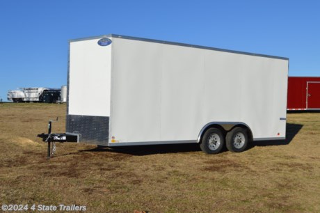 &lt;p&gt;This is a new 2023 8&#39;6x18X7 cargo trailer made by Continental Cargo. It comes with two 3500 lb. axles, electric brakes on all four wheels, 15&quot; tires, rear ramp, a side door, 3/4&quot; plywood floor, 3/8&quot; plywood walls, .030 aluminum exterior side sheets, a one piece aluminum roof, 2&#39; v-nose (adds to interior length of trailer), 24&quot; gravel guard, two interior LED dome lights, and LED exterior lights. Continental Cargo builds a high quality trailer and gives this model a 1 year warranty!&lt;/p&gt;