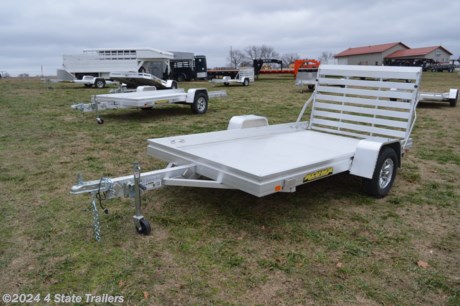 &lt;p&gt;This trailer is perfect for hauling a 4 wheeler, small mower, or a golf cart. It&#39;s a new Aluma 68&quot;x10&#39; all aluminum utility trailer with a 2,200 lb. torsion axle, heavy duty frame and construction, 13&quot; radial tires on aluminum wheels, and fold down rear ramp gate for loading! With an all aluminum trailer, there&#39;s no wood to rot, virtually no steel to rust, it&#39;s lightweight and durable and holds its value for many years! ALUMA builds a great unit, and backs them with a 5 year warranty!&lt;/p&gt;