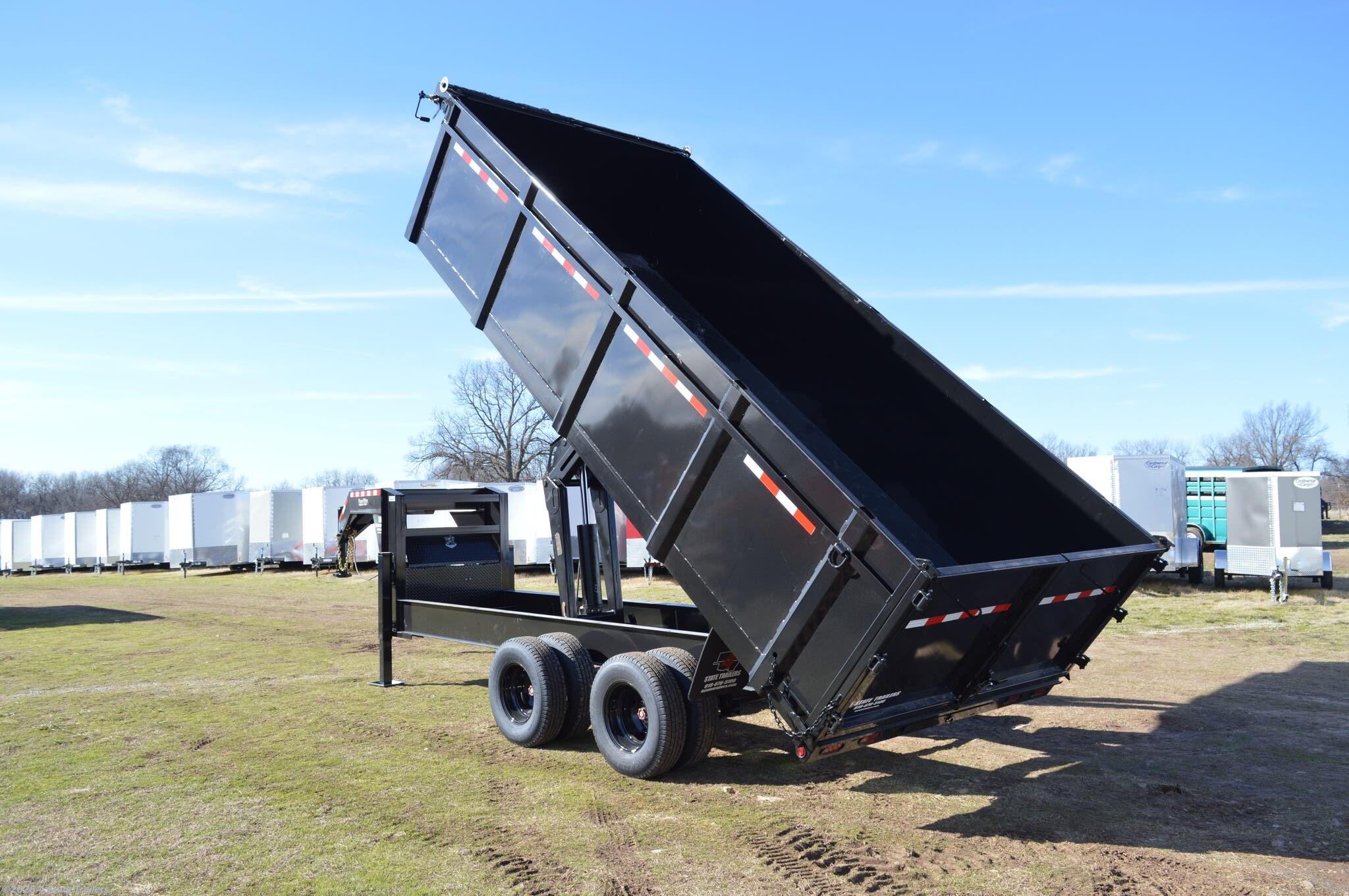 FT017472 - 2023 Friesen 8x18 20k GOOSENECK TANDEM DUAL DUMP