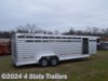 2023 Featherlite 6'7" X 24' X 6'6" Rubber Floor Livestock Trailer For Sale at 4 State Trailers in Fairland, Oklahoma