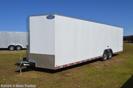 &lt;p&gt;This is a new 2023 8&#39;6x28&#39;X7&#39; cargo trailer made by Continental Cargo. It comes with two 6000 lb. axles, 16&quot; 10 ply tires, electric brakes on all four wheels, rear ramp, a side door, 3/4&quot; plywood floor, 3/8&quot; plywood walls, .030 aluminum exterior side sheets, a one piece aluminum roof, v-nose, 24&quot; gravel guard, two interior LED dome lights, and LED exterior lights. Continental Cargo builds a high quality trailer and gives this model a 1 year warranty!&lt;/p&gt;