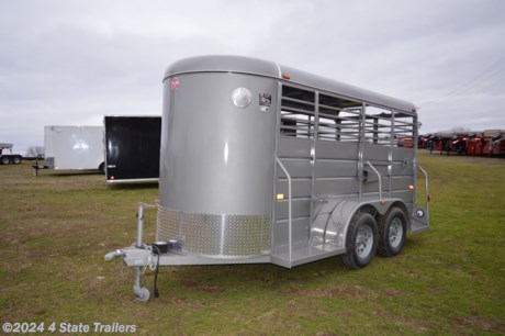 &lt;p&gt;Check out our new WW All Around 5x14x6&#39;6&quot; livestock trailer. This unit has two 3,500 lb. torsion axles with brakes, 15&quot; trailer tires, smooth rubber floor, LED lights, full swing rear gate with a slider, 4&#39; solid sides, 1 center gate with a slam latch, a side escape door, durable all steel construction with a great quality primed and painted finish. WW builds a great quality unit and backs it with a 1 year warranty!&lt;/p&gt;