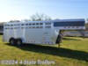 2024 4-Star 7X20X6'6 DELUXE STOCK TRAILER Livestock Trailer For Sale at 4 State Trailers in Fairland, Oklahoma