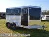 2025 4-Star 6'10X11'x7' BUMPER PULL 2 HORSE SLANT 2 Horse Trailer For Sale at 4 State Trailers in Fairland, Oklahoma