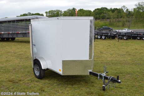 &lt;p&gt;This is what you need if you just want to haul a little stuff out of the weather! This 4&#39;x6&#39;x4&#39;5&quot; Continental Cargo trailer comes with a 1 piece aluminum roof, v-nose that adds to the stated length, single swing rear door, side wind flip up jack with wheel to easily move around, one 2,000 lb. axle, 13&quot; trailer tires, 3/4&quot; plywood floor, and 1/4&quot; plywood sides. Continental Cargo builds a great trailer, and backs this model with a 1 year warranty!&lt;/p&gt;