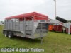2023 Coose 6'8x16'x6'6 Ranch Hand Tarp Top Rubber Floor Stock Livestock Trailer For Sale at 4 State Trailers in Fairland, Oklahoma