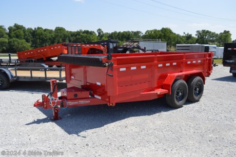 &lt;p&gt;This is a new 2023 year model 83&quot;x14&#39; dump trailer built by Friesen Trailers, right here in Oklahoma! It comes with two 7,000 lb. axles with electric brakes, 1/8&quot; treadplate steel fenders, 2 5/16&quot; heavy duty adjustable coupler, spring loaded dropleg jack, LED lights, sealed wiring harness (eliminates most common trailer wiring issues), sand blasted, primed, and powdercoated, heavy duty scissors hoist, 24&quot; 10 gauge (1/8&quot;) sides, one piece corners and full height preformed side supports to give extra rigidity, 7 gauge (3/16&quot;) floor, 3&quot; channel crossmembers 16&quot; on center, 6&quot; channel tongue, dual gate with chains for spreading or dumping, a manual roll up tarp kit, an Interstate 12v battery, a 12v trickle charger, and a 110v drop cord charger. Friesen trailers are very well built, and come with a 1 year warranty!&amp;nbsp;&lt;/p&gt;