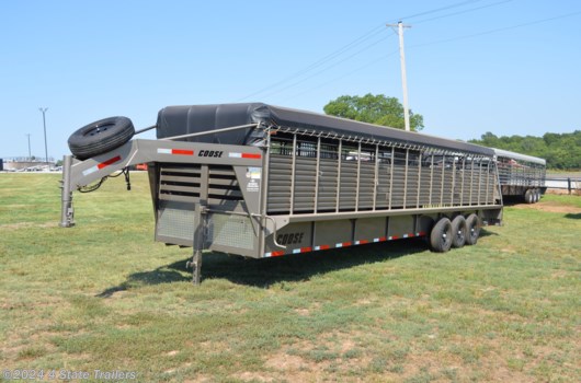 Livestock Trailer - 2024 Coose 6'8X32'X6'6 STOCK TRAILER available New in Fairland, OK