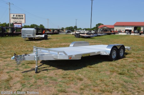 &lt;p&gt;This is a new 2024 year model 18&#39; Aluma carhauler. It comes with two 3500 lb. torsion axles, electric brakes on all four wheels, 14&quot; aluminum wheels, skid resistant extruded aluminum floor, 4 heavy duty stainless steel recessed swivel D-rings in the floor, removable fenders, aluminum ramps for loading, and LED lights. Aluma trailers are very well designed and constructed, and have a 5 year hitch to bumper warranty!&lt;/p&gt;
