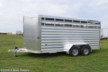 &lt;p&gt;This is a new 2023 Featherlite 6&#39;7&quot;x16&#39;x6&#39;6&quot; model 8107 stock trailer with two 4,800 lb. Dexter Torflex axles with EZ-Lube hubs, 15&quot; tires, all aluminum construction, a one piece aluminum roof, one center cut gate, heavy duty Western hardware (rear frame reinforcement package), 24&quot; tall rock guard, all LED exterior lighting, and an LED interior dome light with a switch. The model 8107 is a superb livestock trailer from Featherlite, and it has a 10 year structural warranty and 3 year hitch to bumper warranty!&lt;/p&gt;