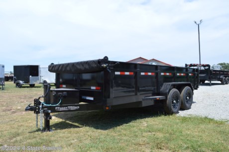 &lt;p&gt;This is a new 2023 model 83x16 dump trailer. It comes with two 7,000 lb axles with electric brakes, 16&quot; 10 ply radial trailer tires, convenient manual roll up tarp kit, 1/8&quot; diamond plate fenders, LED lights, sealed wiring harness, sandblasted, primed, and powdercoated finish, 24&quot; tall 10 gauge (1/8&quot;) sides, 7 gauge (3/16&quot;) floor with 4 d-rings for tie down of equipment, 3&quot; channel crossmembers 16&quot; on center, one piece corners and full height side supports for increased sidewall rigidity, combo gate with chains for dumping or spreading, a new Interstate battery, 110v AC charger and 12v trickle charger. We can add a wireless remote controller and/or a solar charger. Friesen trailers are super well built and are backed with a 1 year warranty!&lt;/p&gt;