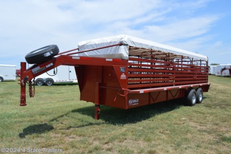 &lt;p&gt;This is a new 2023 WW Roustabout 6&#39;8&quot;X24&#39;X6&#39;6&quot; with two 7,000 lb. torsion axles with brakes on all wheels, 16&quot; 10 ply radial tires, 8&quot; channel neck, adjustable 2 5/16&quot; coupler, full swing with a slider rear gate, primed and painted with PPG products, nylon tarp, pipe rear bumper, 2 center gates with slam latches, LED lights, spaced and cleated rubber floor, and 7 ga. (3/16&quot; thick!) full length brush fender. WW has been building great quality trailers for many years and they back them with a 1 year warranty!&lt;/p&gt;