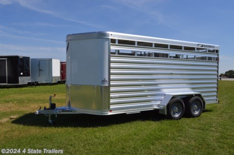 &lt;p&gt;This is a new 2024 Featherlite 6&#39;7&quot;x16&#39;x6&#39;6&quot; model 8107 stock trailer with two 4,800 lb. torsion axles with EZ-Lube hubs, 15&quot; tires, all aluminum construction, a one piece aluminum roof, one center cut gate, heavy duty Western hardware (rear frame reinforcement package), 24&quot; tall rock guard, all LED exterior lighting, and an LED interior dome light with a switch. The model 8107 is a superb livestock trailer from Featherlite, and it has a 10 year structural warranty and 3 year hitch to bumper warranty!&lt;/p&gt;