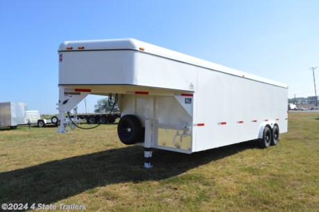 &lt;p&gt;This is a WW 8&#39;x24&#39;x6&#39;6&quot; gooseneck all steel cargo trailer with tongue and groove treated wood floor that is painted gray, two 7,000 lb. torsion axles with electric brakes, 16&quot; tires, a spare tire and wheel, LED lights, v-nose on front of gooseneck, double rear doors, and a side access door. WW builds a great quality, heavy duty cargo trailer and backs them with a 1 year warranty!&lt;/p&gt;
