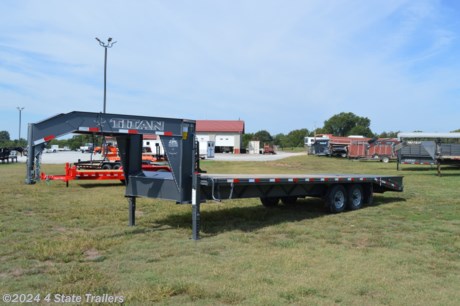 &lt;p&gt;Take a look at this 102&quot;X26&#39; Titan Ruff Neck deckover flatbed! It comes with two 7,000 lb torsion axles, brakes on both axles, wide glide ramps that can stand up or fold over, 6&#39; dovetail with steel treadplate on the ramps for a full length flat deck, toolbox below the neck, two 10k jacks with spring loaded drop legs, and 16&quot; 10 ply tires. Titan builds a great trailer and backs it with a 5 year warranty!&lt;/p&gt;