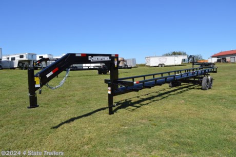 &lt;p&gt;This 36&#39; EZ-Haul hay handler comes with 2- 6,000 lb. axles with brakes on one axle, LED lights, 16&amp;rdquo; 10 ply radial tires, an 8&amp;rdquo; diameter main pipe with 3/8&amp;rdquo; thick wall, conduit along the side of the main frame that the wiring is run in, trailer tail lights in an enclosed tubing rear bumper, 20,000 lb. Bulldog gooseneck coupler, and a 10,000 lb. dropleg spring return jack. This trailer is sized to haul 9 - 4&#39; or 7 - 5&#39; bales with ease. Your truck may need a high rise ball, but most of the time this trailer will work fine with the standard gooseneck ball. You simply push the hay on from the rear with a tractor, pull the hay handler to the place you want to unload (no need to tie the hay down!), pull a pin, swing the arm perpendicular to the trailer, and push up on the arm to dump the bales off on the passenger&#39;s side of the trailer. With the heavy duty double latch system, and simplistic, low maintenance design, this is the easiest way to haul your hay! All EZ-Haul hay handlers come with a 3 year structural warranty!&lt;/p&gt;