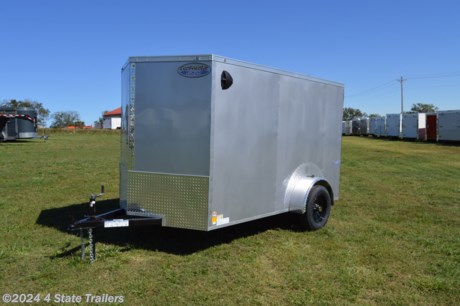 &lt;p&gt;This is a new 2024 6x10X6&#39; cargo trailer made by Continental Cargo. It comes with a 3500 lb. axle, 15&quot; trailer tires, rear ramp, a side door with a flush lock and cam bar, 3/4&quot; plywood floor, 3/8&quot; plywood walls, .030 aluminum exterior side sheets bonded with screwed seams, a one piece aluminum roof, 24&quot; gravel guard, two interior dome lights, stabilizer jacks, and LED lights. Continental Cargo builds a high quality trailer and gives this model a 1 year warranty!&lt;/p&gt;