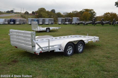 &lt;p&gt;Take a look at this new 78X16 Aluma utility trailer that comes with two 3,500 lb torsion axles, electric brakes on both axles, 14&quot; tires, a bi-fold tailgate, stabilizer jacks, a 6.5&quot; side rail, and a 2 5/16&quot; coupler. Aluma builds a great trailer and gives a 5 year warranty. Come see this trailer for yourself!&lt;/p&gt;