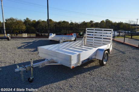 &lt;p&gt;This trailer is great for hauling a 4 wheeler, small mower, or a golf cart. It&#39;s a new Aluma 63&quot;x10&#39; all aluminum utility trailer with a 2,000 lb. torsion axle, 13&quot; tires, 12&quot; solid sides, and a drop down ramp for loading! There&#39;s no wood to rot, virtually no steel to rust, it&#39;s lightweight and durable and holds its value for many years! Aluma builds a great unit and backs them with a 5 year warranty!&lt;/p&gt;