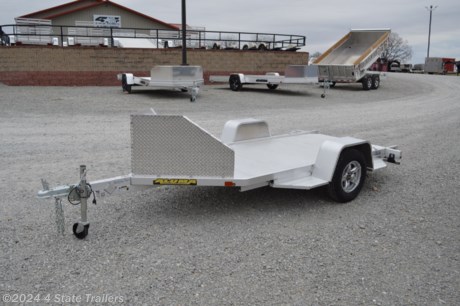 &lt;p&gt;Hey folks, this trailer is one of the best trailers available for hauling a single bike! The deck size is 51&quot;x11&#39;6&quot; and it comes with a motorcycle wheel bracket, LED lights, all aluminum construction, a slide out ramp for ease of loading, 4 aluminum tie loops, aluminum rock guard, a 2,000 lb. torsion axle, and 13&quot; aluminum wheels. Aluma builds a great trailer, and backs them with a 5 year warranty!&lt;/p&gt;