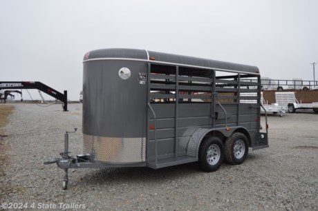 &lt;p&gt;Check out our new WW All Around 5x14x6&#39;2&quot; livestock trailer. This unit has two 3,500 lb. torsion axles with brakes, 15&quot; trailer tires, treated wood floor, LED lights, full swing rear gate with a slider, 3&#39; solid sides, 1 center gate with a slam latch, a side escape door, and durable all steel construction with a great quality primed and painted finish. WW builds a great quality unit, and backs it with a 1 year warranty!&lt;/p&gt;