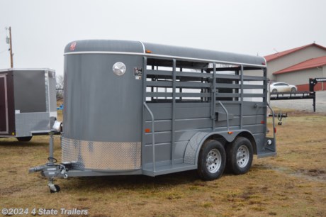 &lt;p&gt;Check out our new WW All Around 5x14x6&#39;2&quot; livestock trailer. This unit has two 3,500 lb. torsion axles with brakes, 15&quot; trailer tires, treated wood floor, LED lights, full swing rear gate with a slider, 3&#39; solid sides, 1 center gate with a slam latch, a side escape door, and durable all steel construction with a great quality primed and painted finish. WW builds a great quality unit, and backs it with a 1 year warranty!&lt;/p&gt;