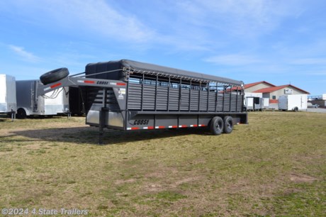 &lt;p&gt;We are delighted to offer this new 6&#39;8x24x6&#39;6 stock trailer built by Coose Trailers! This unit comes with two 7,000 lb torsion axles with electric brakes, new 10 ply tires, a spare tire and wheel, cleated rubber floor, 36&quot; side escape door, full swing rear gate with a slider, 5 stacked 16 ga. formed slats, 1/8&quot; thick full length brush fenders, high quality PPG prime and paint finish, 2 center gates, gate-n-gate in the rear gate, LED lights with load light in ID bar, and a tube slat drop wall for airflow. Coose has been building quality livestock trailers for years, and they back their product with a 1 year warranty!&lt;/p&gt;