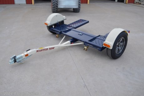 &lt;p&gt;Check out this new Master Tow dolly! It comes with a 3,500 lb axle, 14&quot; aluminum wheels, LED lights, 2&quot; coupler, and ratchets and tie down straps. The total length is 10&#39; including the tongue. It works great to pull a front wheel drive vehicle. To pull a rear-wheel drive vehicle (manual transmission), it needs to be in neutral and to pull an all-wheel or rear-wheel drive vehicle (automatic transmission), the drive shaft must be removed. Master Tow builds a great tow dolly. Come see it for yourself!&lt;/p&gt;