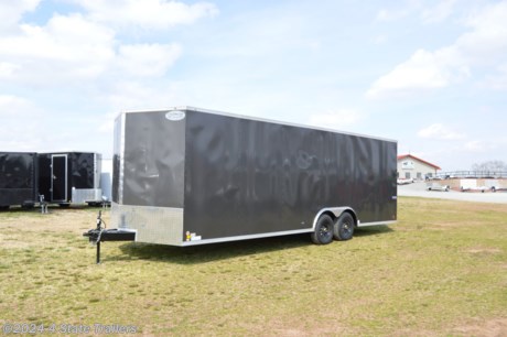 &lt;p&gt;Check out this new 8&#39;6x24X7 cargo trailer made by Continental Cargo. It comes with two 5,200 lb. axles, electric brakes on all four wheels, 15&quot; tires, rear ramp, a side door, 3/4&quot; plywood floor, 3/8&quot; plywood walls, .030 aluminum exterior side sheets, a one piece aluminum roof, 24&quot; gravel guard, two interior LED dome lights, and LED exterior lights. Continental Cargo builds a high quality trailer and gives this model a 1 year warranty!&lt;/p&gt;