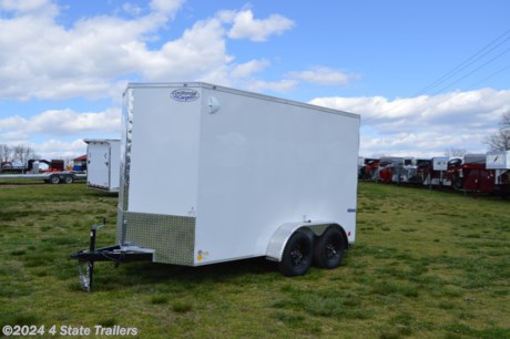 &lt;p&gt;This is a new 6&#39;x12&#39;X7&#39; cargo trailer made by Continental Cargo. It comes with two 3500 lb. axles, a ramp door, a side door with a flush lock and cam bar, 3/4&quot; plywood floor, 3/8&quot; plywood walls, .030 aluminum exterior side sheets bonded with screwed seams, a one piece aluminum roof, 24&quot; gravel guard, two LED interior dome lights, and LED lights. Continental Cargo builds a high quality trailer and gives this model a 1 year warranty!&lt;/p&gt;