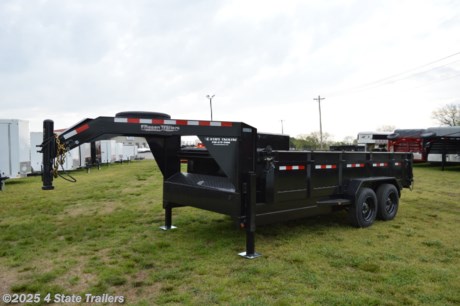 &lt;p&gt;Take a look at this new 83x16 gooseneck dump trailer from Friesen Manufacturing. It comes with two 8,000 lb axles with electric brakes, 17.5&quot; wheels, 16 ply tires, a spare tire and wheel, manual roll up tarp kit, 1/8&quot; diamond plate fenders, LED lights, sealed wiring harness, sandblasted, primed, and powdercoated finish, one piece corners and full height side supports to increase sidewall rigidity, 24&quot; tall 10 gauge (1/8&quot;) sides, 7 gauge (3/16&quot;) floor with 4 d-rings for tie down of equipment, 8&quot; channel neck, 3&quot; channel crossmembers 16&quot; on center, dual gate with chains for dumping or spreading, hydraulic jacks, a new Interstate battery, 110v AC charger, and 12v trickle charger. We can add a wireless remote controller and/or a solar charger at extra cost. Friesen trailers are super well built and are backed with a 1 year warranty!&lt;/p&gt;