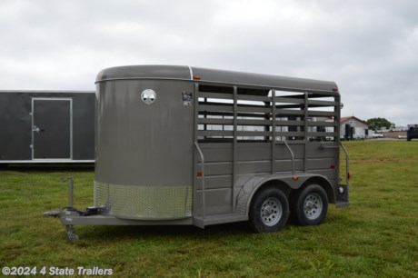 &lt;p&gt;Check out our new WW All Around 6x12x6&#39;6&quot; livestock trailer. This trailer has two 3,500 lb. torsion axles with brakes, 15&quot; trailer tires, treated wood floor, LED lights, full swing rear gate with a slider, a full side escape door, and a durable all steel construction with a great quality PPG primed and painted finish. WW builds a great quality unit, and backs it with a 1 year warranty!&lt;/p&gt;